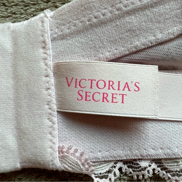 Victoria’s Secret Pink Lace Dream Angels Strapless Bra Women's Size 36DD - Picture 8 of 11